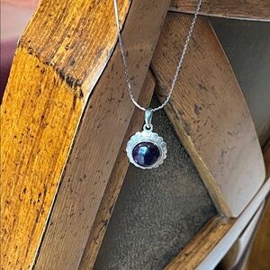 Sterling Silver Amethyst Necklace